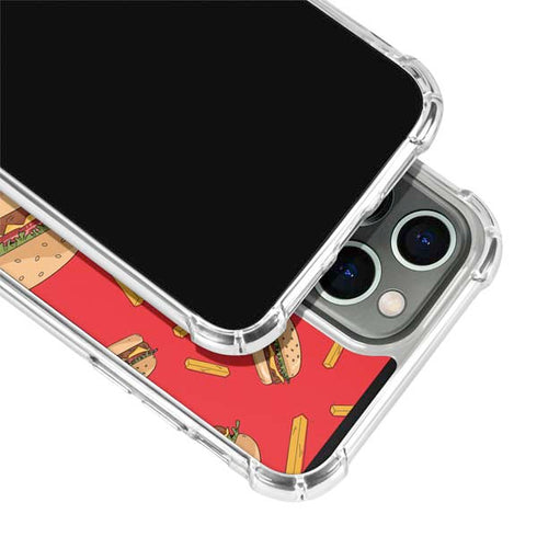 Burgers and Fries iPhone 14 Pro Clear Case